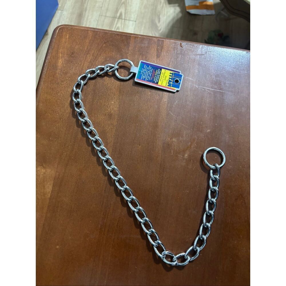 Coastal Titan X-Heavy Chain Training Collar – 22” x 4mm, Chrome Plated, new